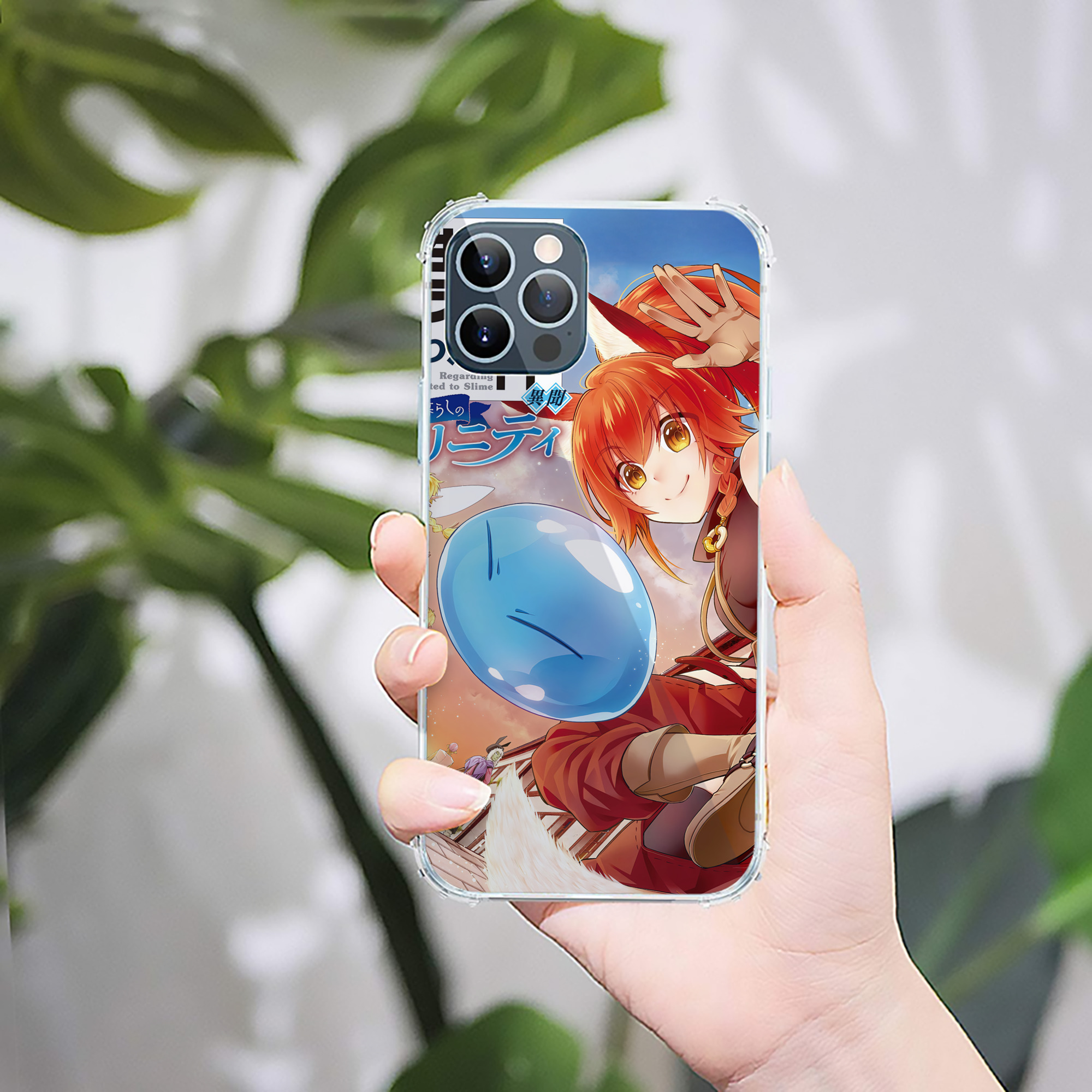 （画像用） 転スラ Regarding Reincarnated to Slime 【iPhone 12シリーズ対応】透明スマホケース（クリアソフトケース）